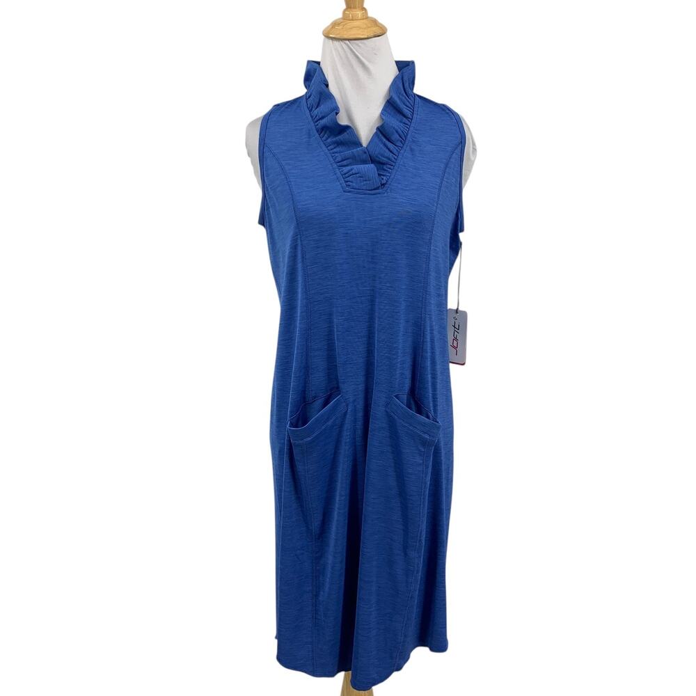 Jofit Dress Women S Small Astral Millie Sleeveless Golf Ruffle Collar Breathable
